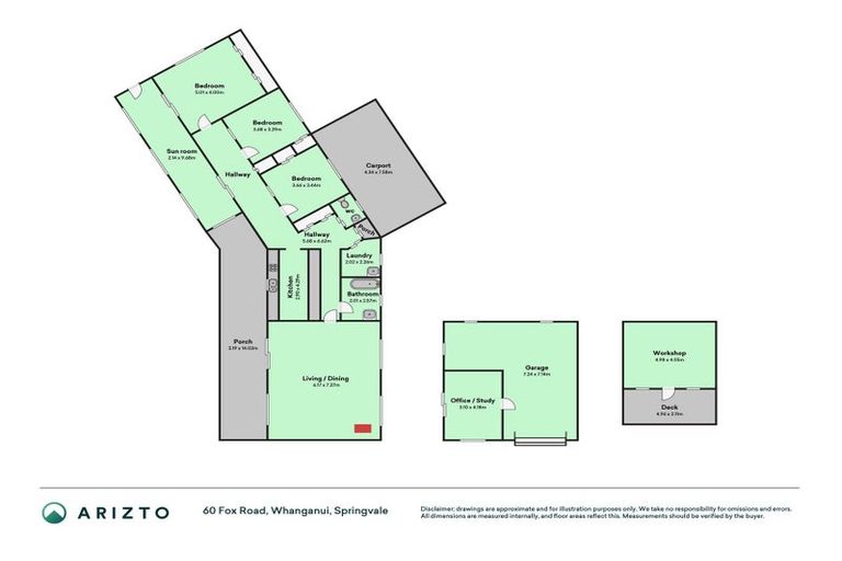 Photo of property in 60 Fox Road, Springvale, Whanganui, 4501