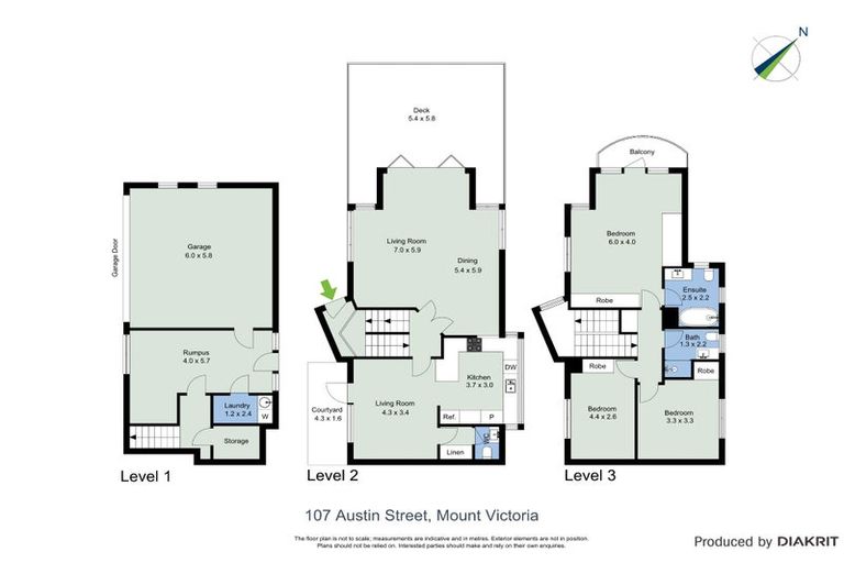 Photo of property in 107 Austin Street, Mount Victoria, Wellington, 6011