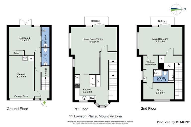 Photo of property in 11 Lawson Place, Mount Victoria, Wellington, 6011