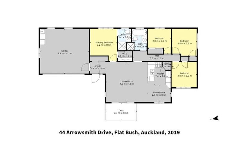 Photo of property in 44 Arrowsmith Drive, Flat Bush, Auckland, 2019