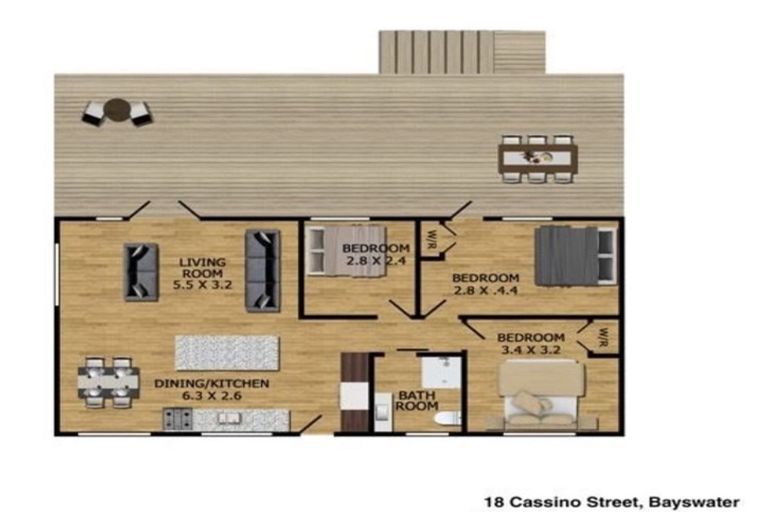 Photo of property in 18 Cassino Street, Bayswater, Auckland, 0622