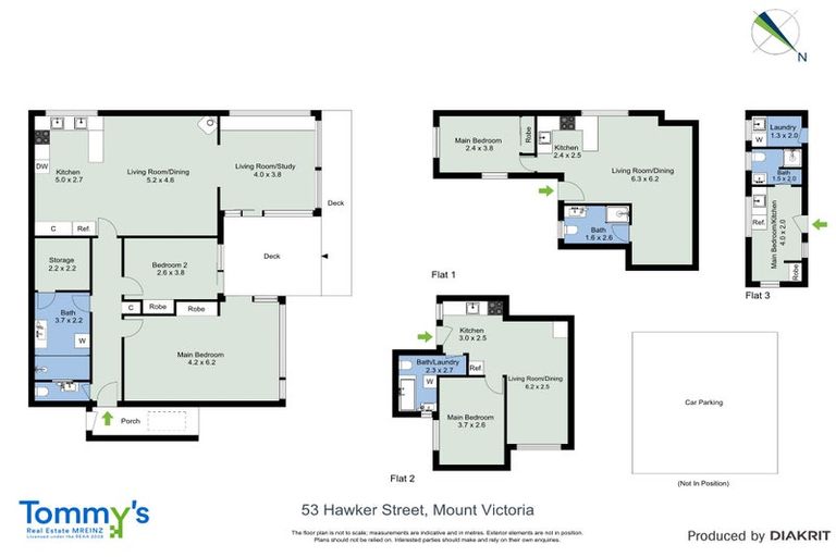 Photo of property in 53 Hawker Street, Mount Victoria, Wellington, 6011