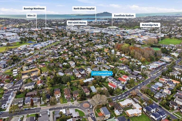 Photo of property in 1/57 Chartwell Avenue, Glenfield, Auckland, 0629