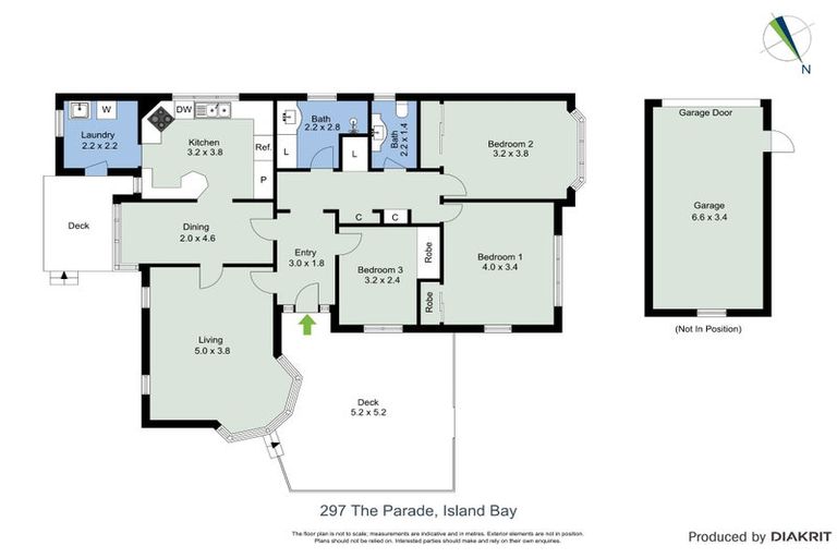 Photo of property in 297 The Parade, Island Bay, Wellington, 6023