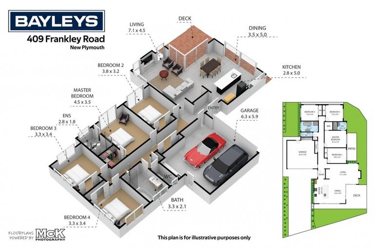 Photo of property in 409 Frankley Road, Ferndale, New Plymouth, 4310