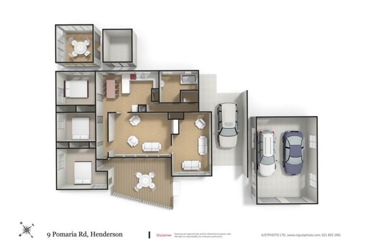 Photo of property in 9 Pomaria Road, Henderson, Auckland, 0610