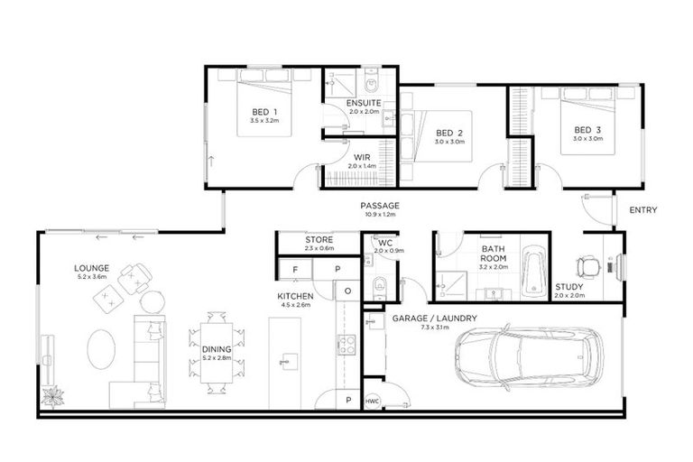 Photo of property in 121 Kopuru Road, Whenuapai, Auckland, 0618