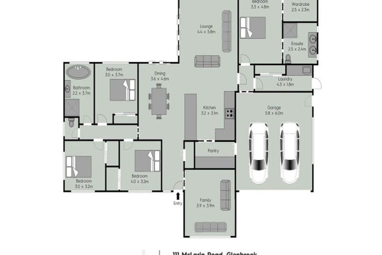 Photo of property in 111 Mclarin Road, Glenbrook, 2681