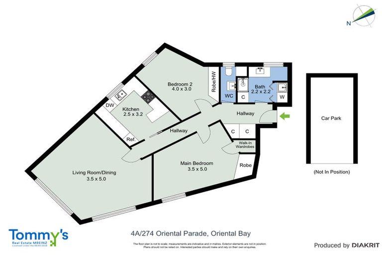 Photo of property in Wharenui Apartments, 274 Oriental Parade, Oriental Bay, Wellington, 6011