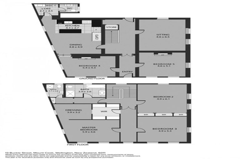 Photo of property in 13 Buckle Street, Mount Cook, Wellington, 6011