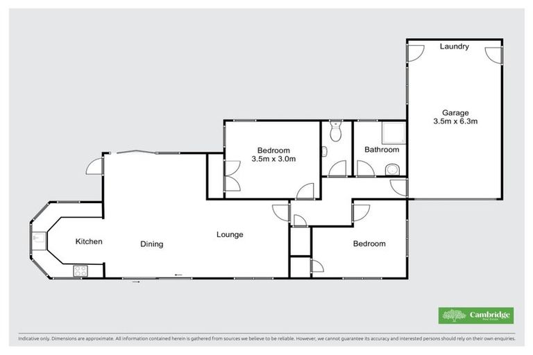 Photo of property in 28a Pope Terrace, Leamington, Cambridge, 3432