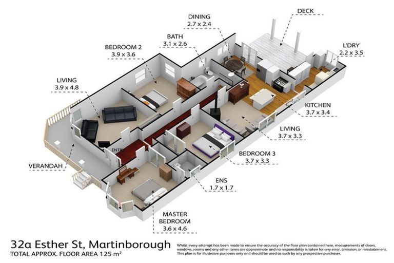 Photo of property in 32a Esther Street, Martinborough, 5711