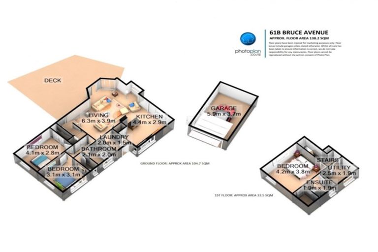 Photo of property in 61b Bruce Avenue, Glenview, Hamilton, 3206