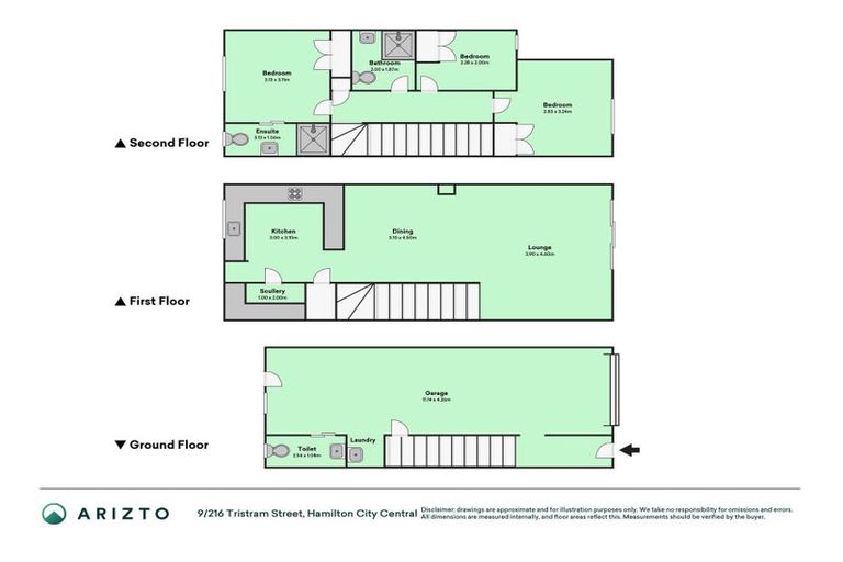 Photo of property in 9/216 Tristram Street, Hamilton Central, Hamilton, 3204