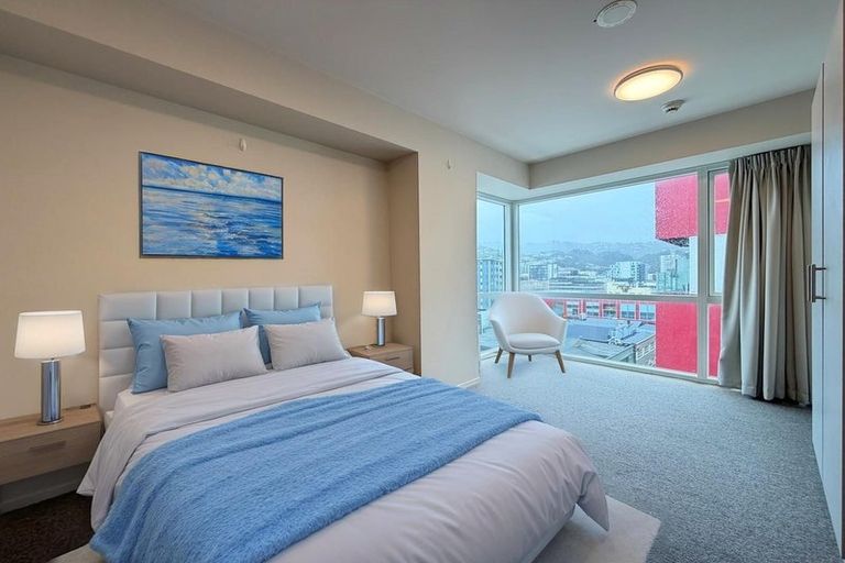 Photo of property in The Peak Apartments, 902/170 Taranaki Street, Te Aro, Wellington, 6011