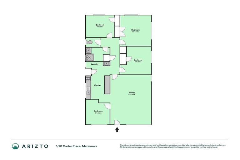 Photo of property in 1/20 Carter Place, Manurewa, Auckland, 2102