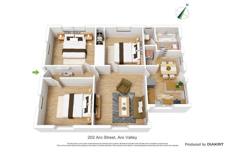 Photo of property in 202 Aro Street, Aro Valley, Wellington, 6021