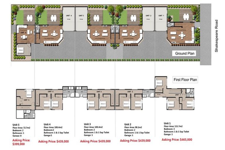 Photo of property in 2/26 Shakespeare Road, Milford, Auckland, 0620