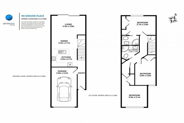 Photo of property in 9h Denver Place, Hamilton East, Hamilton, 3216