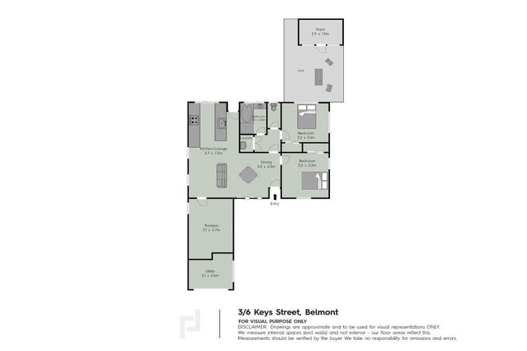 Photo of property in 3/6 Keys Street, Belmont, Auckland, 0622