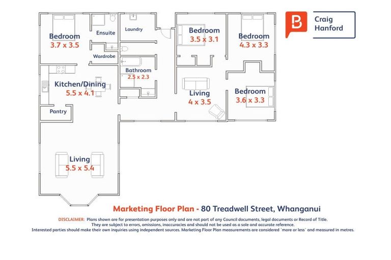 Photo of property in 80 Treadwell Street, Springvale, Whanganui, 4501