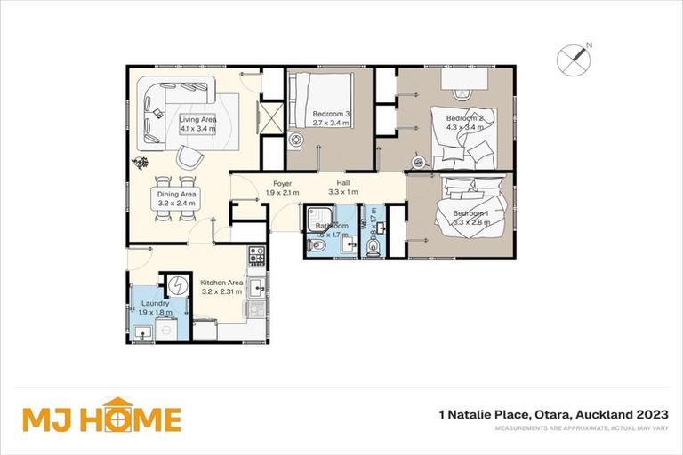 Photo of property in 1 Natalie Place, Otara, Auckland, 2023