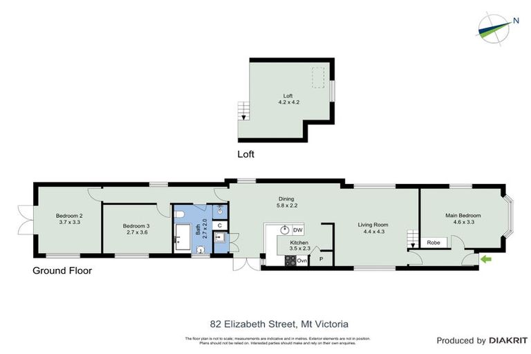 Photo of property in 82 Elizabeth Street, Mount Victoria, Wellington, 6011