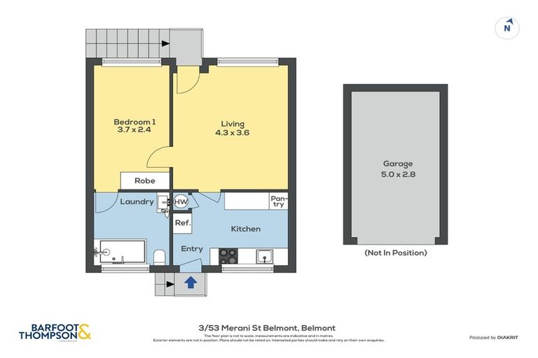 Photo of property in 3/53 Merani Street, Belmont, Auckland, 0622