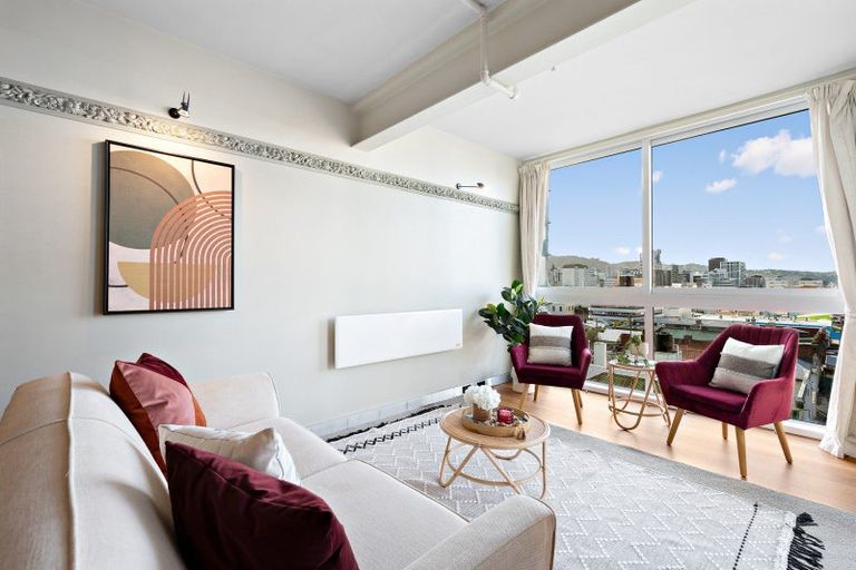 Photo of property in Qba Apartments, 3d/51 Webb Street, Mount Cook, Wellington, 6011