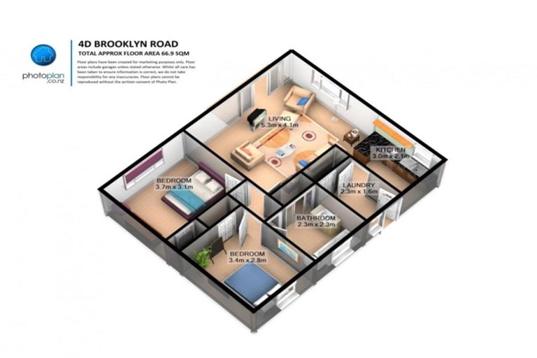 Photo of property in 4d Brooklyn Road, Claudelands, Hamilton, 3214