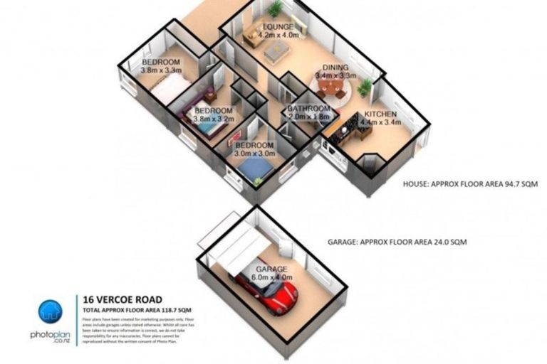 Photo of property in 16 Vercoe Road, Beerescourt, Hamilton, 3200