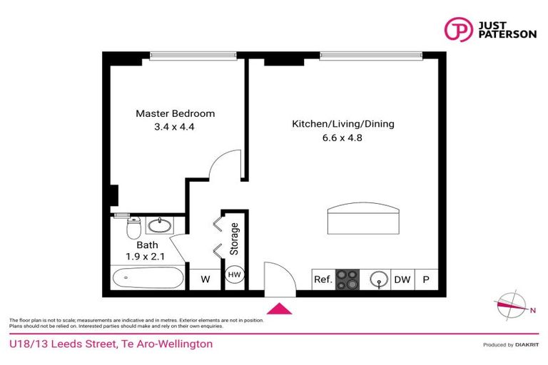 Photo of property in Hannahs Warehouse, 18/13 Leeds Street, Te Aro, Wellington, 6011