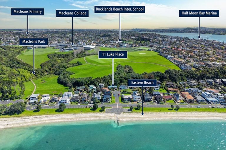 Photo of property in 11 Luke Place, Eastern Beach, Auckland, 2012