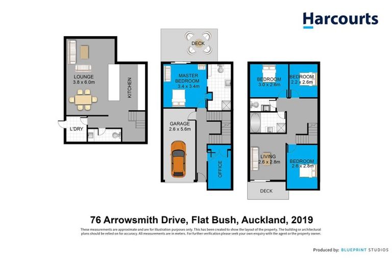 Photo of property in 76 Arrowsmith Drive, Flat Bush, Auckland, 2019