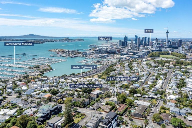 Photo of property in 41 Shelly Beach Road, Saint Marys Bay, Auckland, 1011