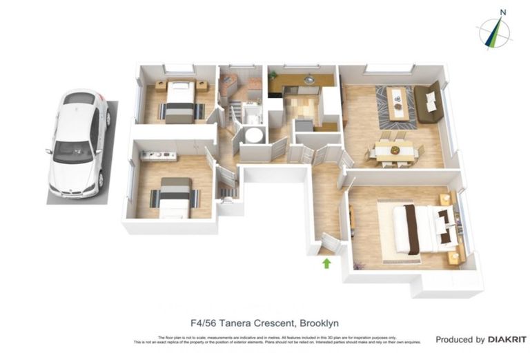 Photo of property in 4/56 Tanera Crescent, Brooklyn, Wellington, 6021