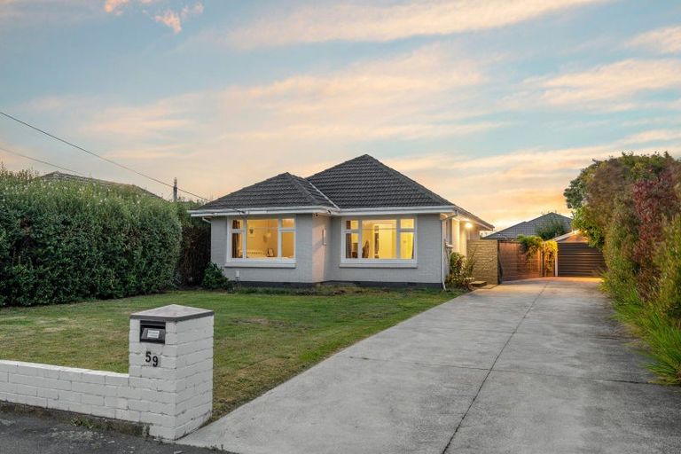 Photo of property in 59 Charlcott Street, Burnside, Christchurch, 8053