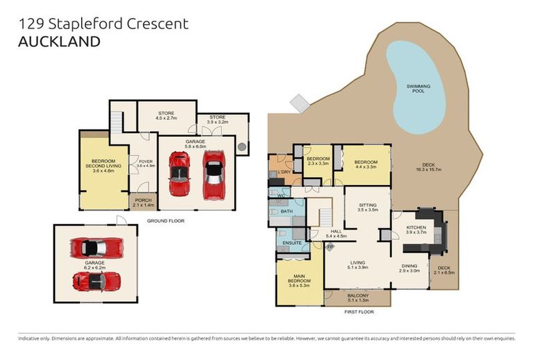 Photo of property in 129 Stapleford Crescent, Browns Bay, Auckland, 0630