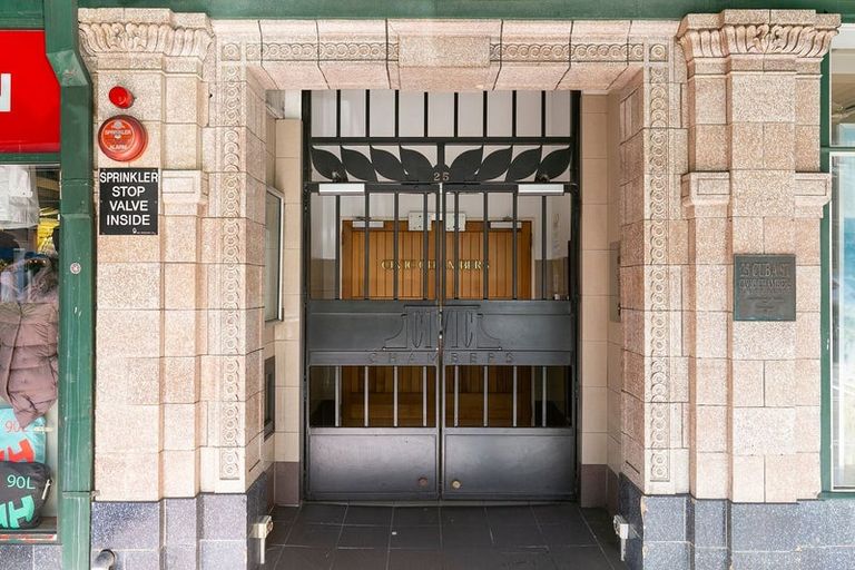 Photo of property in Civic Chambers Apartments, 25/25 Cuba Street, Te Aro, Wellington, 6011