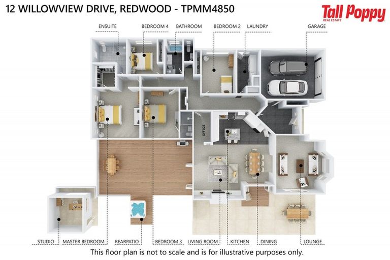 Photo of property in 12 Willowview Drive, Redwood, Christchurch, 8051