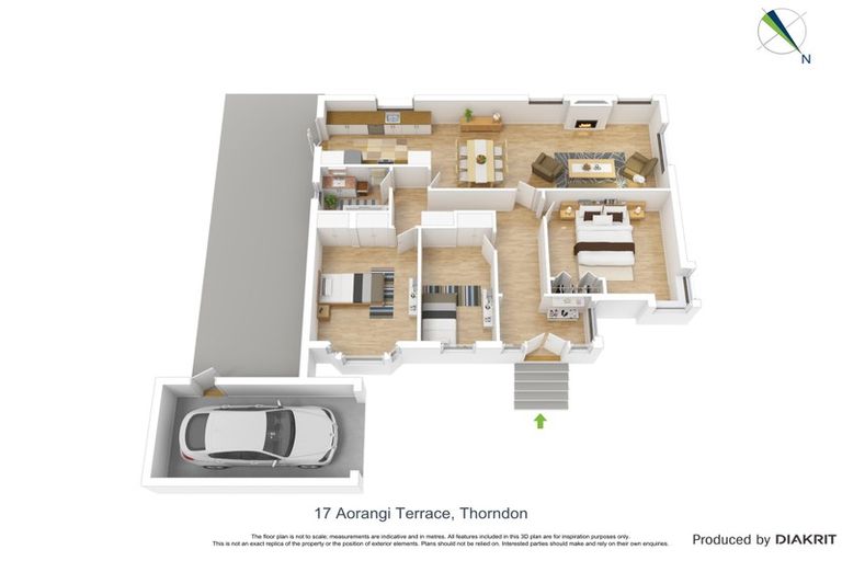 Photo of property in 17 Aorangi Terrace, Thorndon, Wellington, 6011