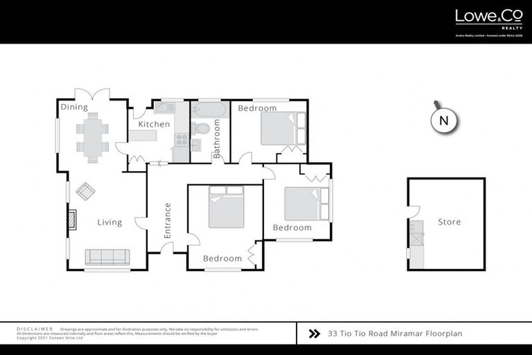 Photo of property in 33 Tio Tio Road, Miramar, Wellington, 6022