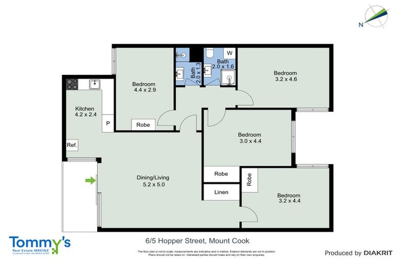 Photo of property in 6/5 Hopper Street, Mount Cook, Wellington, 6011