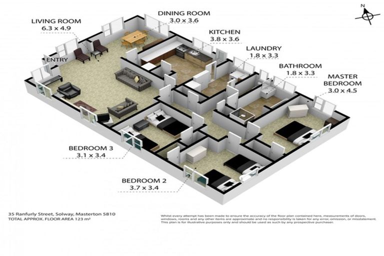 Photo of property in 35 Ranfurly Street, Solway, Masterton, 5810