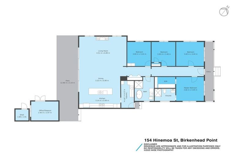 Photo of property in 154 Hinemoa Street, Birkenhead, Auckland, 0626