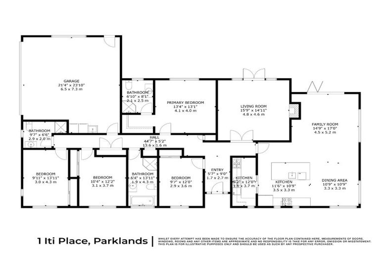 Photo of property in 1 Iti Place, Parklands, Christchurch, 8083