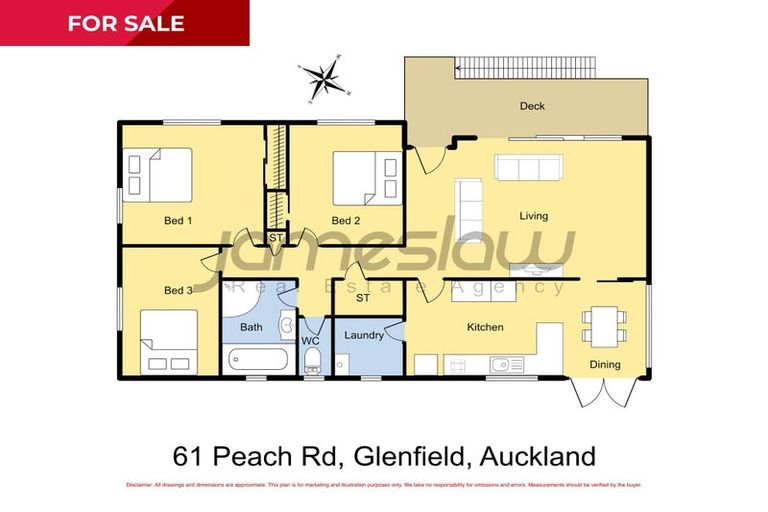 Photo of property in 61 Peach Road, Glenfield, Auckland, 0629