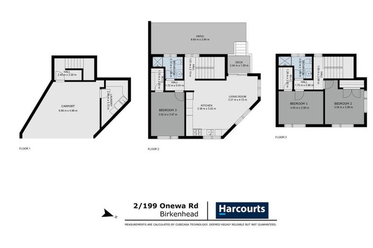 Photo of property in 2/199 Onewa Road, Birkenhead, Auckland, 0626