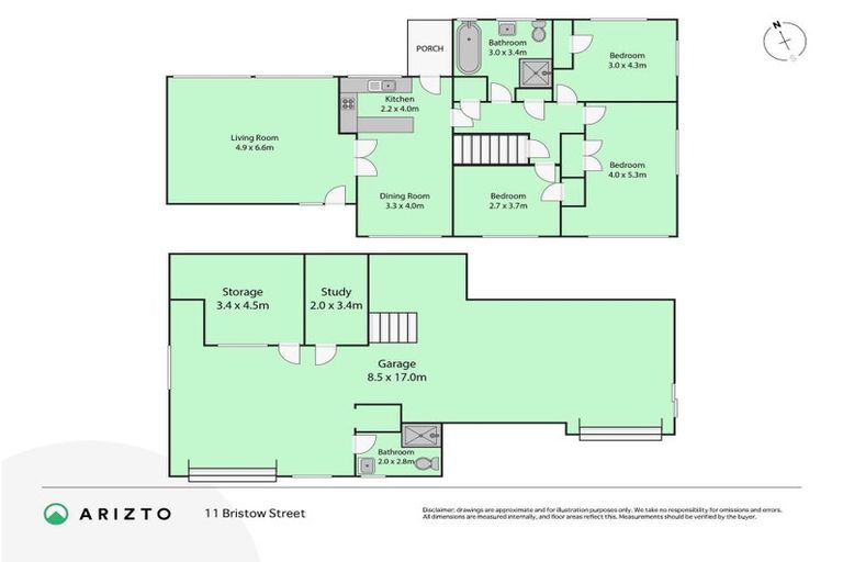 Photo of property in 11 Bristow Street, Saint Johns Hill, Whanganui, 4501