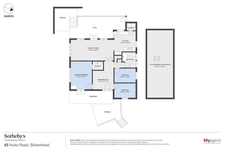 Photo of property in 45 Huka Road, Birkenhead, Auckland, 0626